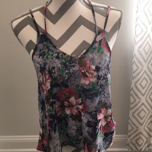 Strappy Floral Tank